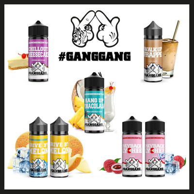 GangGang Longfill Aroma 10 ml - Aromakonzentrat für 120 ml Liquid - 7 Sorten