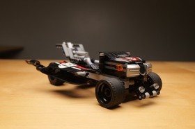 LEGO Racers 8649 Nitro Menace 2005 & 8140 Tow Trasher 2007 combo