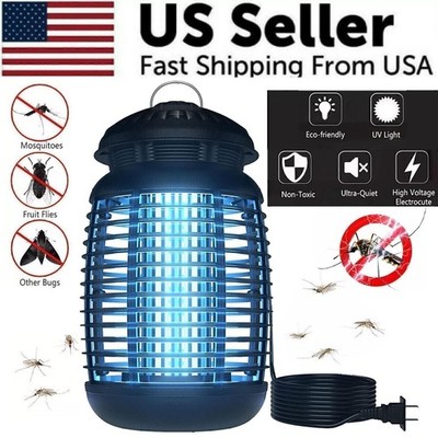 Electric Mosquito Fly Bug Insect Zapper Killer Trap Lamp Stinger Pest 110V New