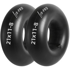Puncture-Resistant 22x11-8  21x11-8 Inner Tubes with TR6 Valve - Durable 2-Pack