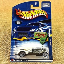2002 Hot Wheels #129 Sweet 16 Pearl White Mainline Lace Wheels