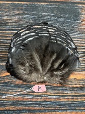 Mini Wild turkey Tail feathers plume art fan Bustle Fly Tying Craft Mount Voodoo