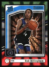 2024-25 Donruss #204 Rob Dillingham Holo Red and Green Laser #/99