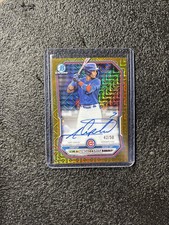 2026 Bowman Angel Cepeda Gold Mojo Refractor Auto #BMA-AC Cubs Mega Box /50