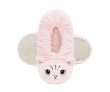 Womens Slipper Socks Low Cut Comfy Warm Animal Non-skid Bedroom 8-10 Cat06