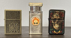 Mixed Lot 6 Lighters Zippo H 18 Smokezilla West Coast Choppers Skull Head Swords — photo 10