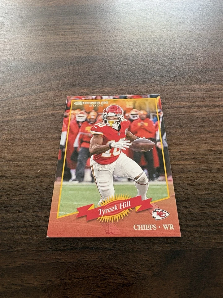 2020 Panini Donruss Tyreek Hill RETRO 2000 INSERT Kansas City Chiefs #R2K-TH 🔥 - Image 2 of 4