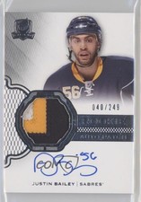 2016-17 Upper Deck The Cup Rookie 40/249 Justin Bailey #154 Patch Auto 11j0