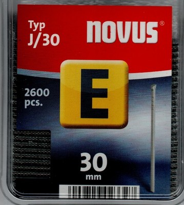 Novus Tools Nägel E Typ J - 30 mm B-Ware 2.600 Stück Befestigen von Hölzer
