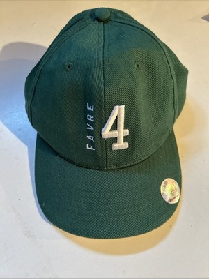 NFL Green Bay Packers Cap Brett Favre #4 QB Snapback Hat Embroidered Vintagge