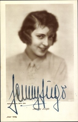 Ak Schauspielerin Jenny Jugo, Portrait, Autogramm - 4103770