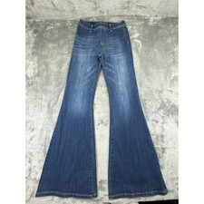 Judy Blue Pull On Flare Jeans Dark Wash High Rise JB88276 DK Womens 5/27