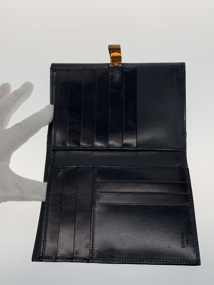 PRADA Card Case Leather BLK Women thumbnail 4