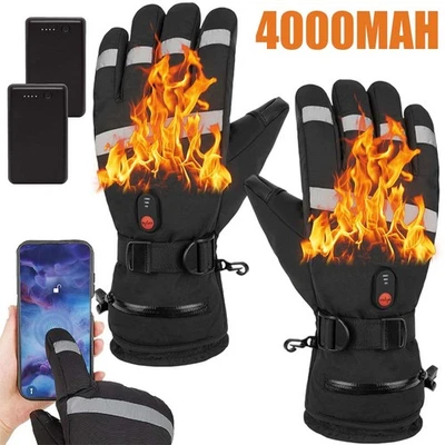 MARKENLOS Beheizbare Handschuhe Elektrische Beheizte Handschuhe Winter Motorradhandschuhe