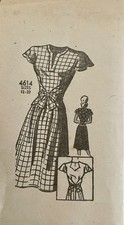 1940 s Anne Adams 4614 Wrap The Waist Top Skirt VintageSewingPattern B32