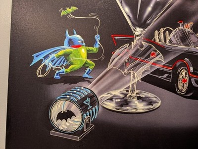 Michael Godard Batini SuperHero Edition 10/50 signed and one of a kind sketch