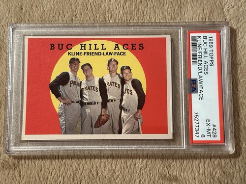 1959 Ron Kline / Bob Friend / Vern Law / Roy Face #428