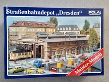 Pola H0 675 Meister-Modell „Straßenbahndepot Dresden“  OVP , neuwertiger Bausatz