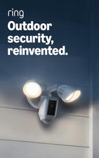 Floodlight Cam Wired plus Newest Model , Outdoor Home or Business Security with