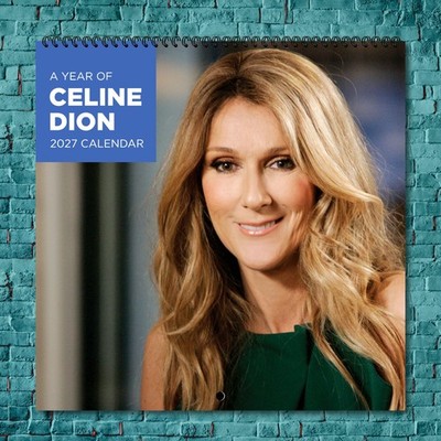 Celine Dion 2027 Wall Calendar 12 Month Celebrity Photo Fan Collectible