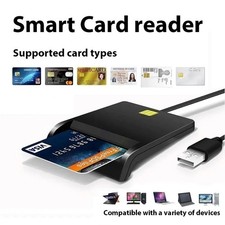 USB 2.0 Smart Card Reader DOD Military CAC Common Access-Bank card-ID for Mac OS