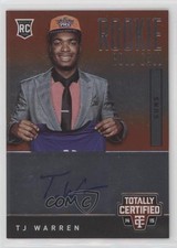 2014 Panini Totally Certified Rookie Roll Call /249 TJ Warren #RRC-TJW Auto 0qr0
