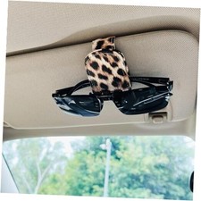 Sunglass Holder for Car Visor Leopard Magnet Sunglasses Holder for car Cheetah