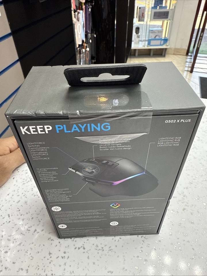 Logitech Gaming Mouse G502 X Plus Lightspeed Wireless Black - Image 2 of 3