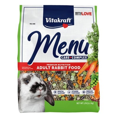 Vitakraft Menu Premium Rabbit Food - Alfalfa Pellets Blend - Vitamin and Mine...