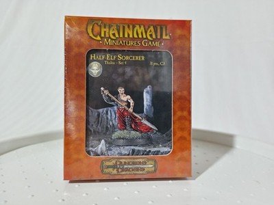 Dungeons & Dragons, Chainmail Miniatures Game, Half-Elf Sorcerer, 2002, Sealed
