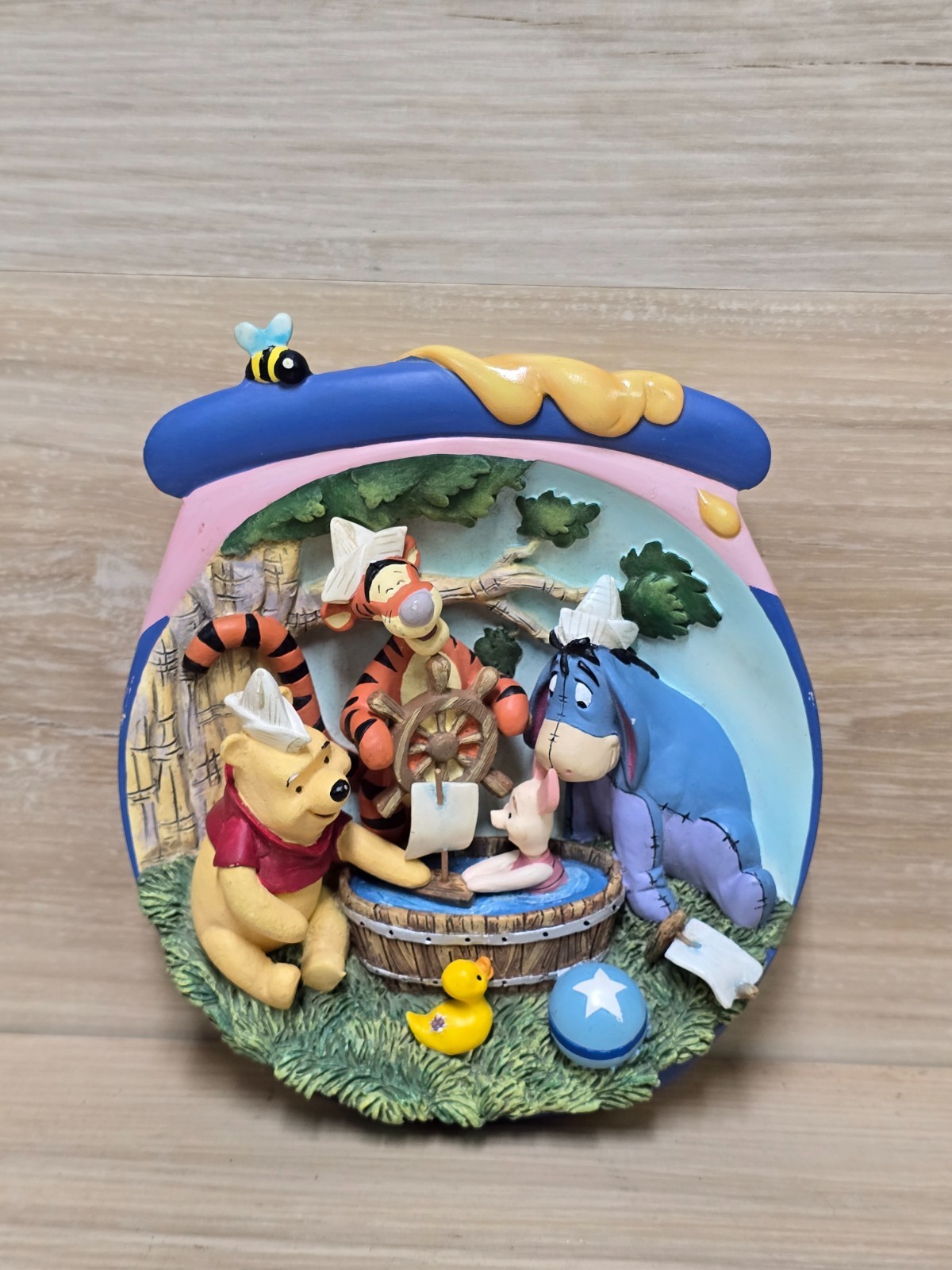 Set of 5 Winnie the Pooh Numbered Bradford Exchange "Book"  Wall Hangers