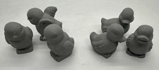 Set of 2 3-Pack Cement Birds - Duckies & Chic...