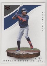 2020 Panini Chronicles Magnitude Red 42/99 Ronald Acuna Jr #7 4z8