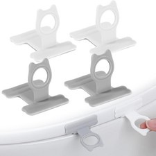 4 PCS Toilet Seat Lifter Tab, Silicone Toilet Seat Lid Lifter, Toilets Handle