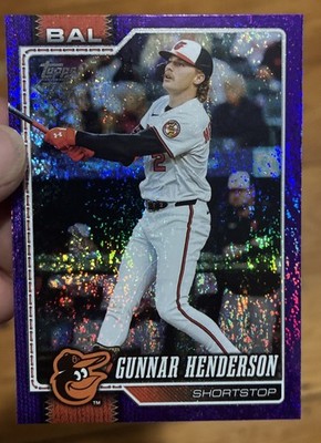 2026 Topps Series 1 Purple Holo Foil  #46 Gunnar Henderson /250 Baltimore