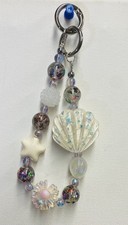 Beaded Keychain, Phone Charm, Bag Charm, Purse Charm, Bag Clip