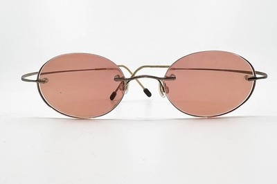 MARCHON AIRLOCK 2  Brown RIMLESS EYEGLASSES 18762