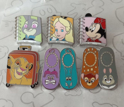 Magical Mystery Notebooks Series 13 Luggage 16 Socks 18 Choose a Disney Pin