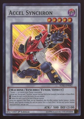 Yu-Gi-Oh! Accel Synchron #SDSE-EN042 1st Edition Super Rare
