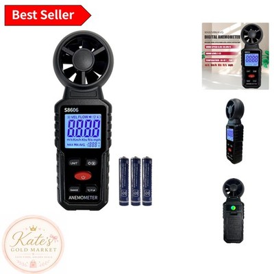 Versatile Wind Speed Meter with Temperature Gauge - Ideal for Outdoor Adventures