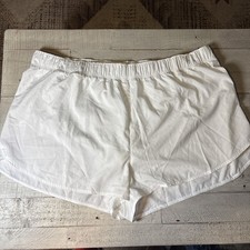Old Navy Women  s Size 3X Dolphin Hem StretchTech Run Shorts .... NWT  White