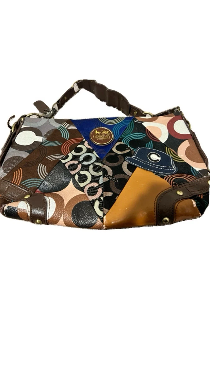 バッグ COACH ToteBag Patchwork Turn Lock Gold Coach Patchwork Turn Lock Bags & Handbags for Women for sale | eBay