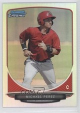 2013 Bowman Chrome Prospects Refractor Michael Perez #BCP197 0a1