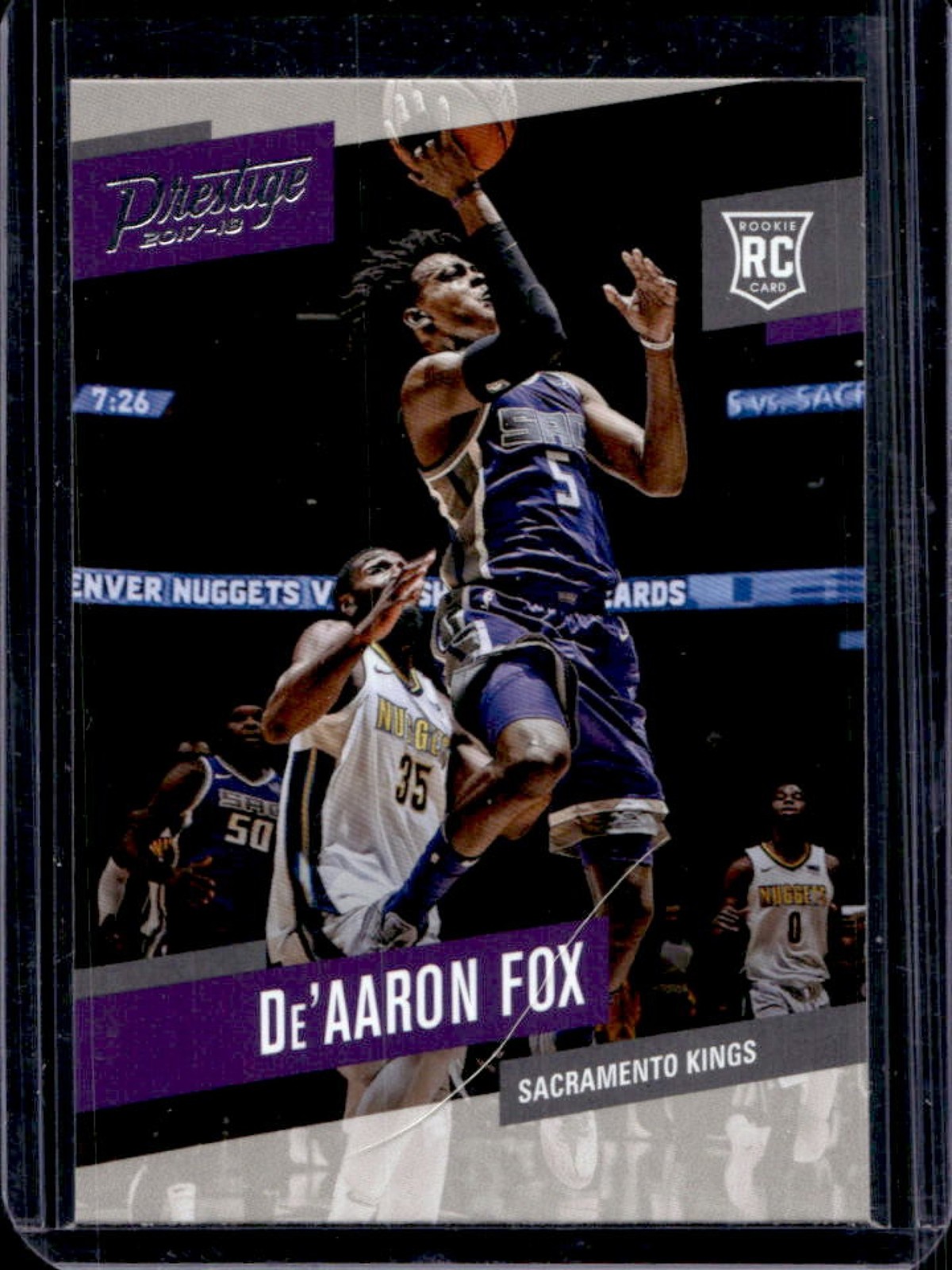 2017-18 Prestige De Aaron Fox RC Rookie #155 Kings