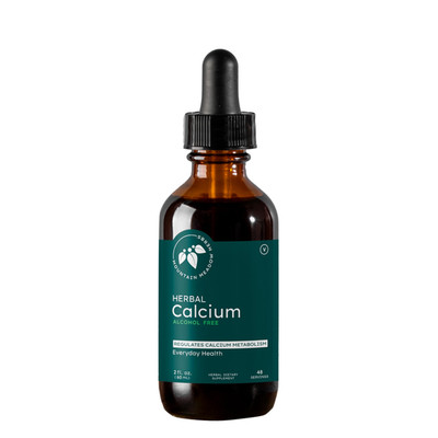 Mountain Meadow Herbs Herbal Calcium Vegan Liquid Calcium Supplement For Bone