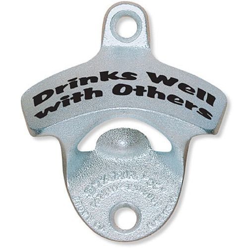 Starr X Wall Mounted Drinks Well with others  Bottle Opener Beer Soda Bar