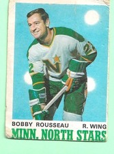 (1) BOBBY ROUSSEAU  1970-71 O-PEE-CHEE # 170 NORTH STARS POOR CARD (M5209)