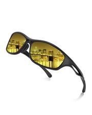 Night Driving Glasses for Men Women Anti Glare HD Polarized Night Vision Glas...