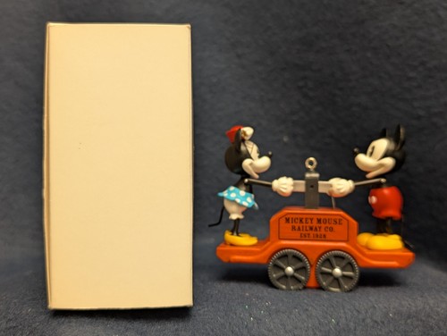 Hallmark 2008 Riding the Rails Mickey & Minnie Mouse Ornament - Bild 5 von 6