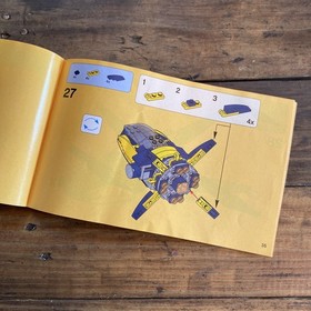 Lego Marvel 76019 GOTG Starblaster Showdown Instruction Manila Booklet Only 